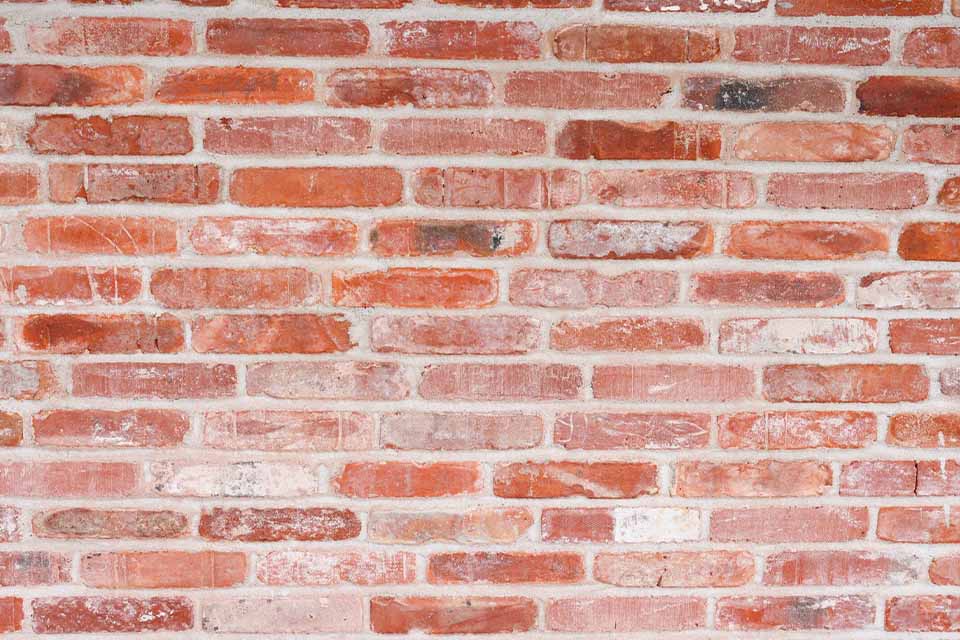 Røde genbrugsmursten