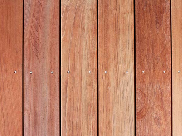 Træterrasse i jatoba