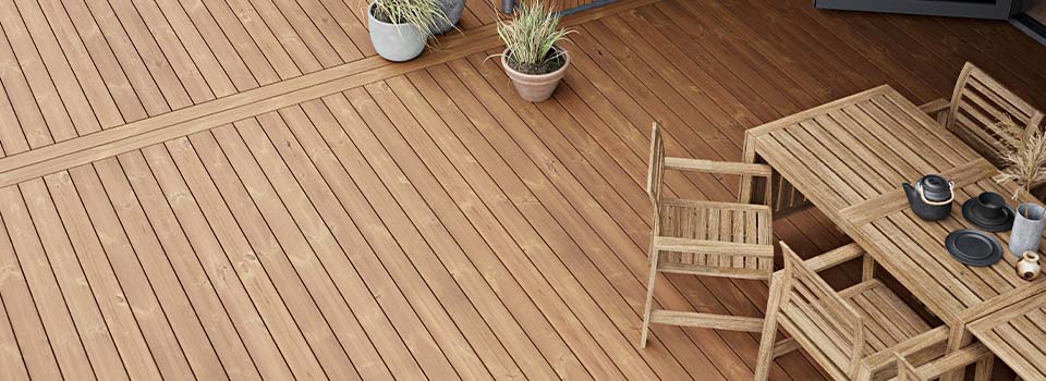 Husk at vedligeholde terrassen