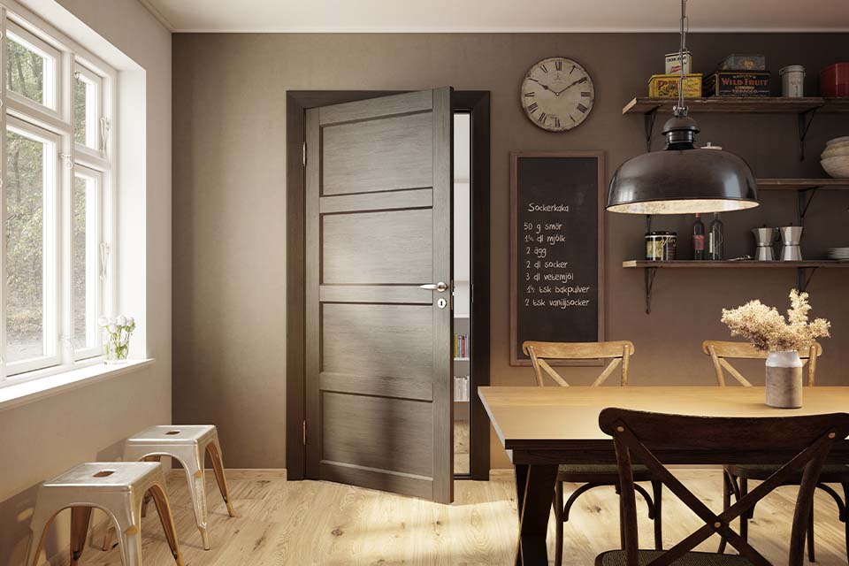 Serien Superior fra Swedoor er indvendige døre, hvor godt håndværk møder smukt design
