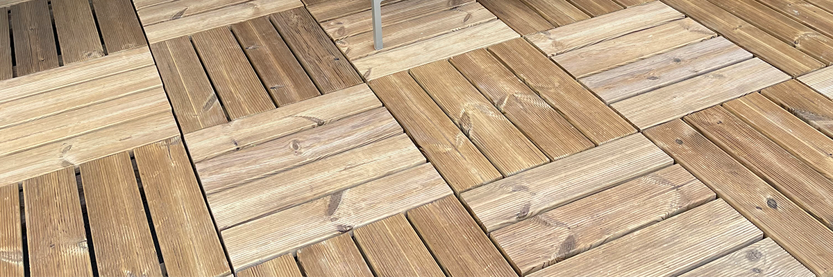 Genfliser fra STARK af frasortret træ fra Keflico